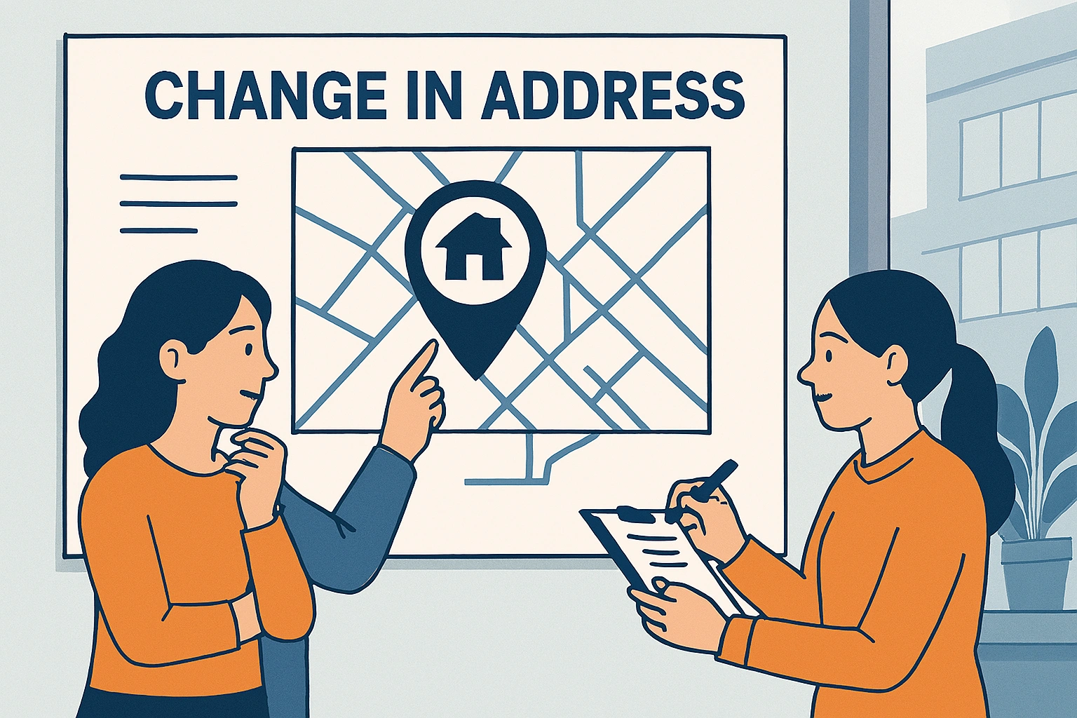 change in address